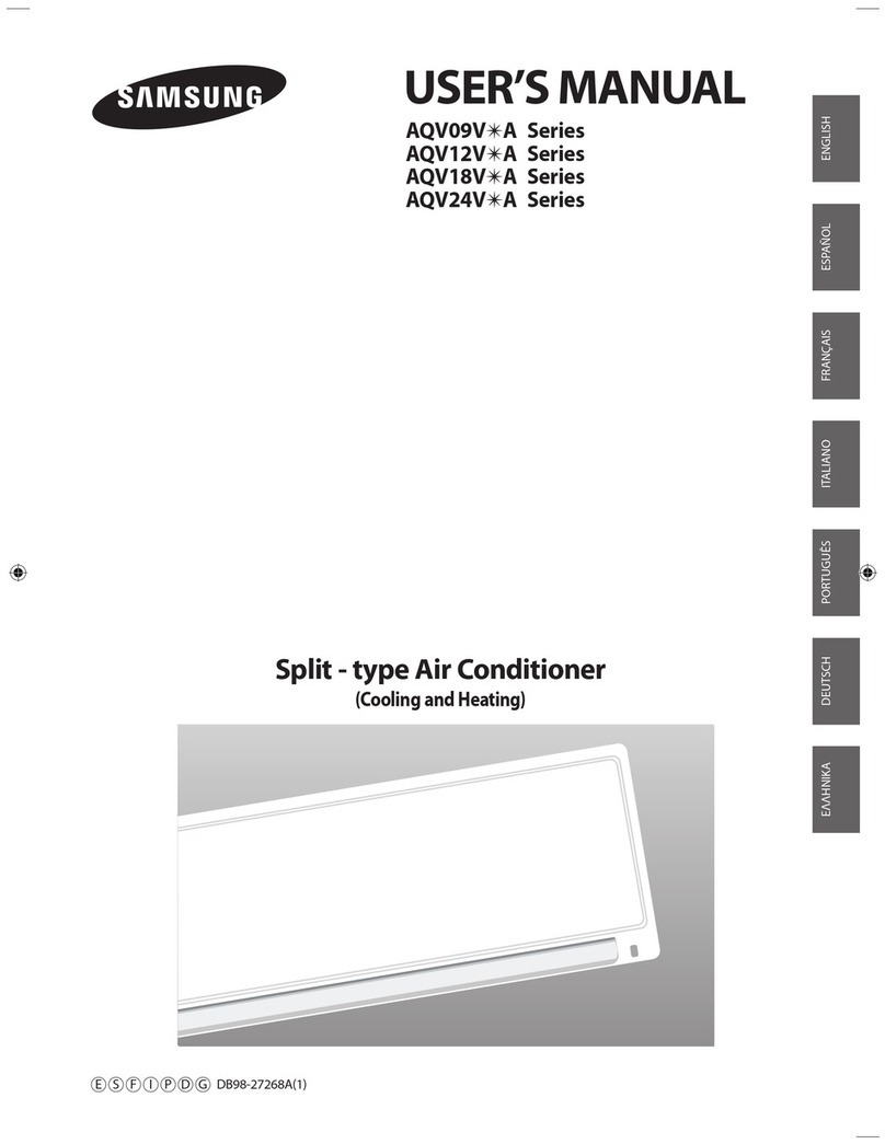 Samsung AQV12VBAX User manual