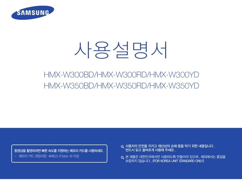 Samsung HMX-W300RP User manual