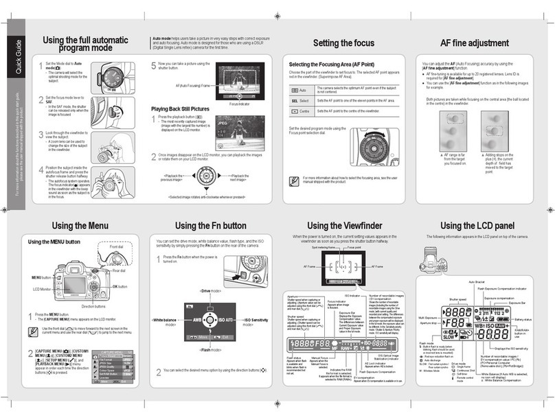 Samsung GX-20 - Digital Camera SLR User manual