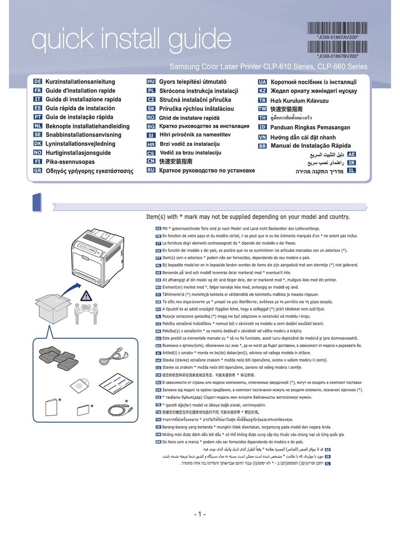 Samsung CLP 610ND - Color Laser Printer User manual Samsung CLP 610ND - Color Laser Printer User manual