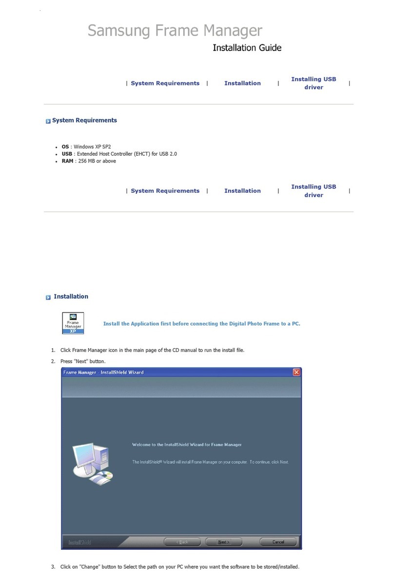Samsung SPF-83H installation guide