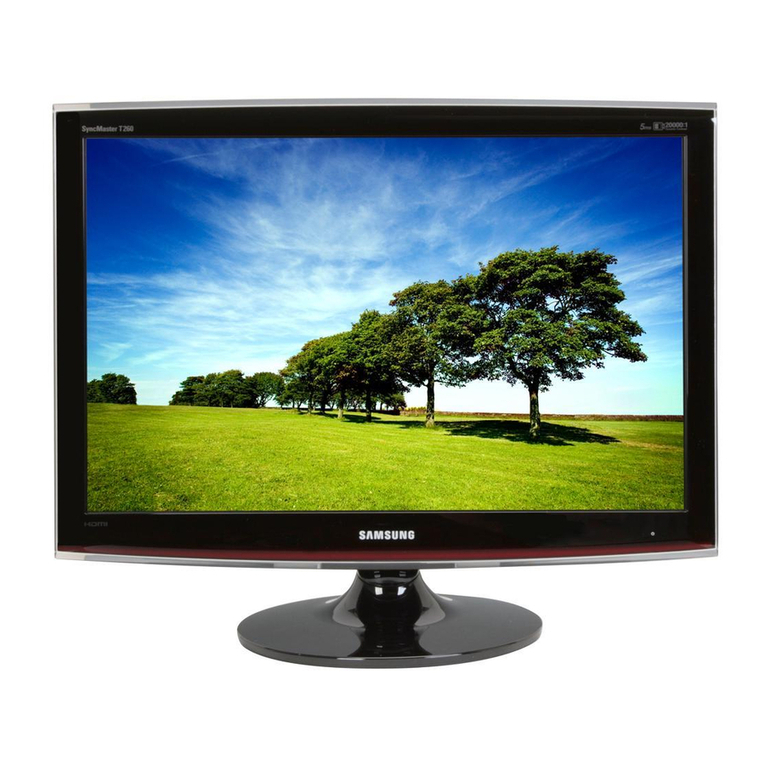 Samsung T240 - SyncMaster - 24" LCD Monitor User manual