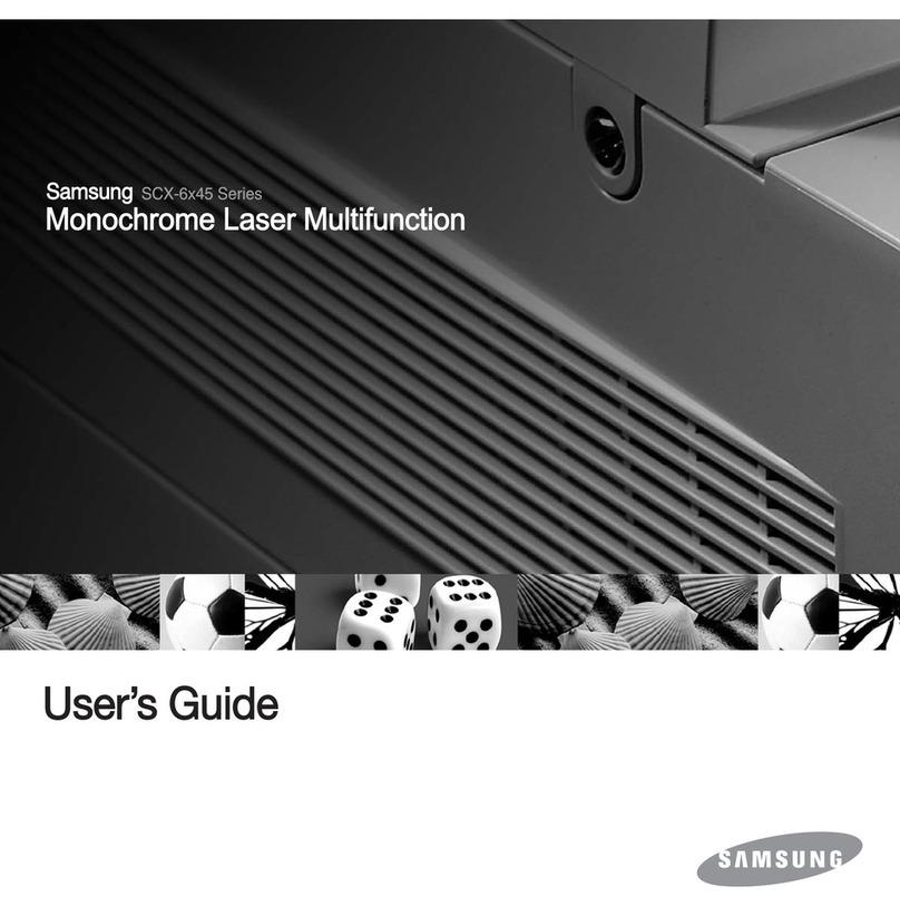 Samsung MFP SCX-6345N User manual Samsung MFP SCX-6345N User manual