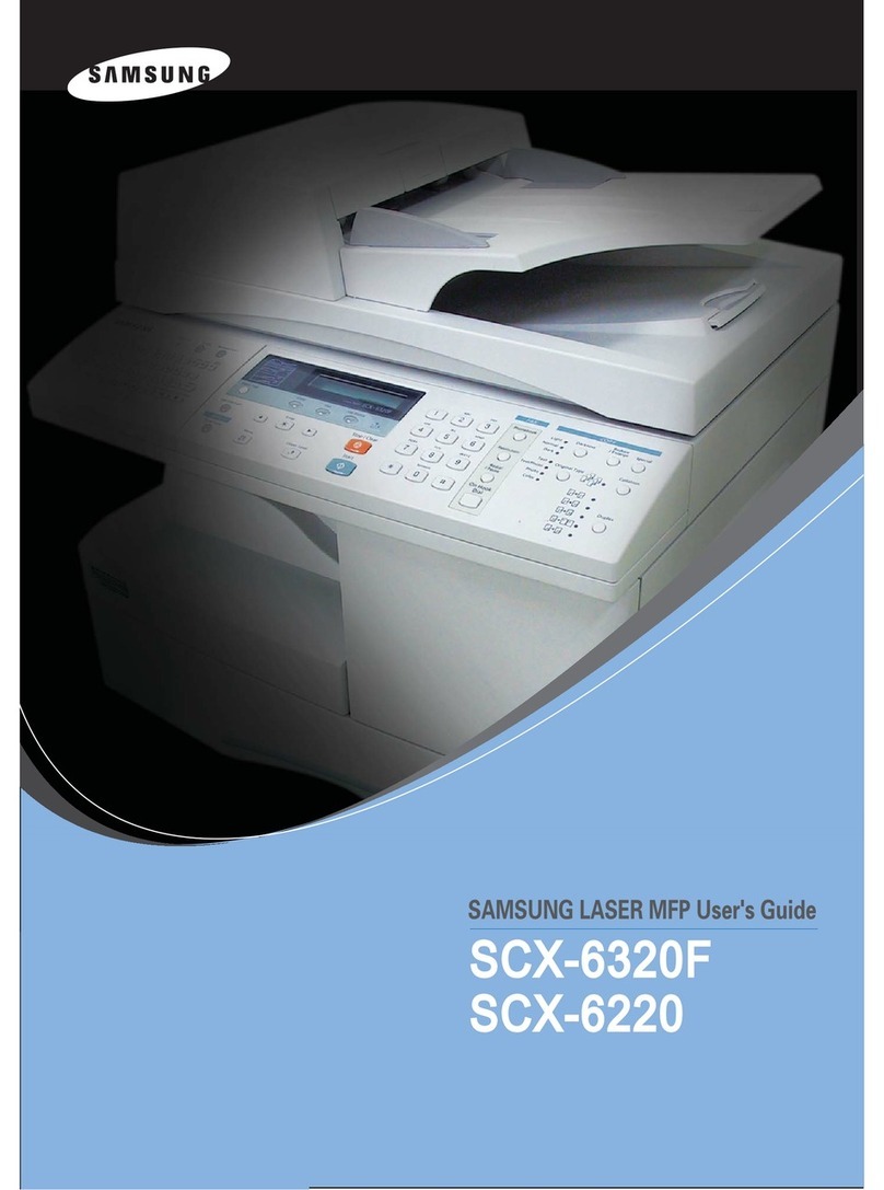 Samsung SCX-6220 User manual