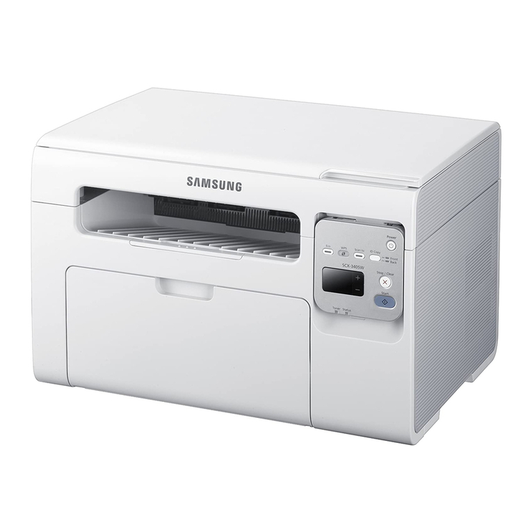 Samsung SCX-3405 User manual Samsung SCX-3405 User manual