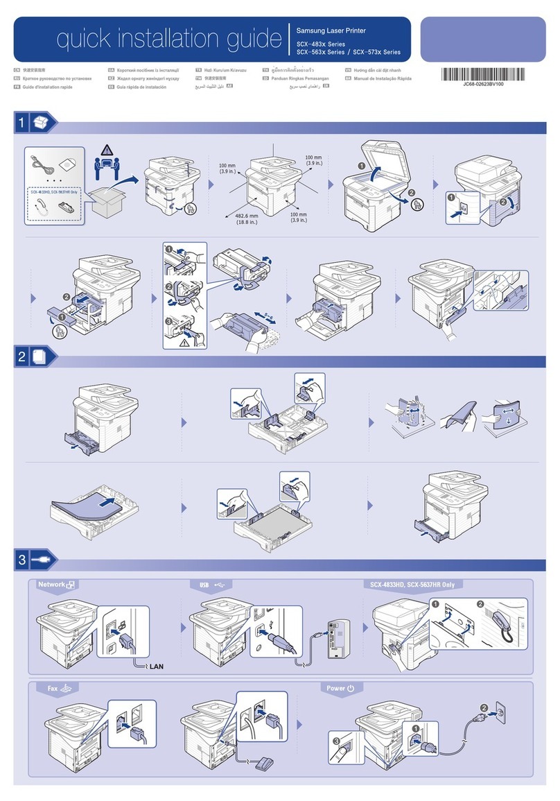 Samsung SCX-483 Series User manual Samsung SCX-483 Series User manual