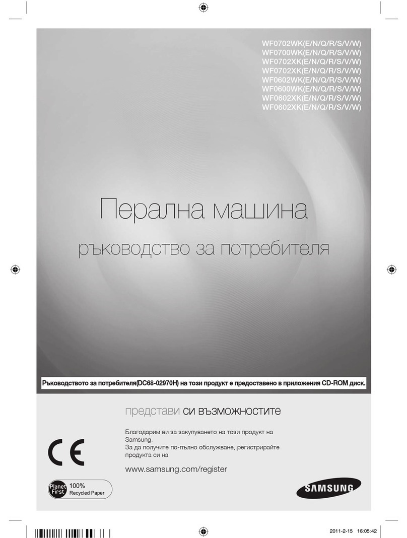 Samsung WF0602WKE/YLE user manual