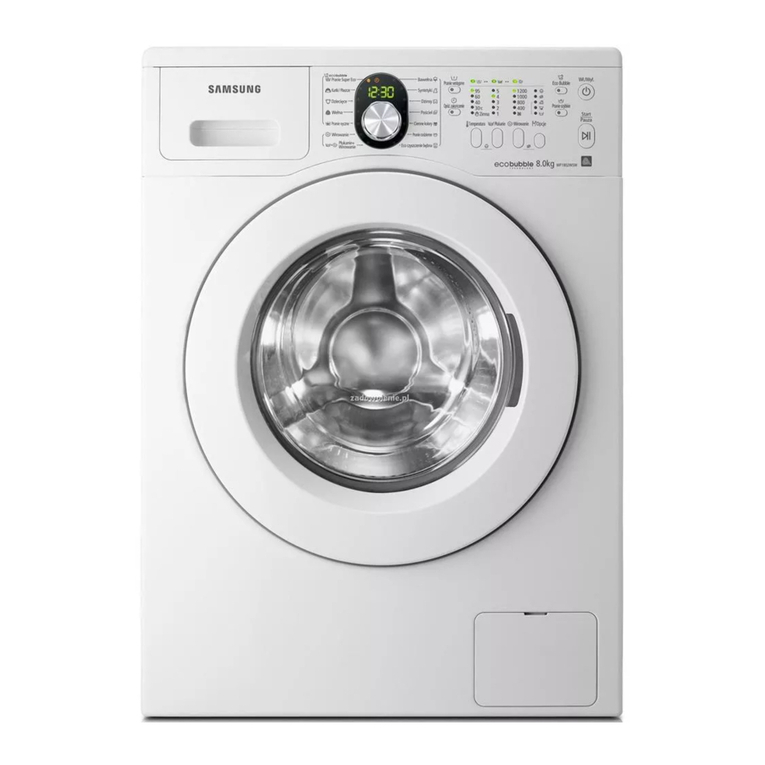 Samsung WF1704WSV Configuration guide
