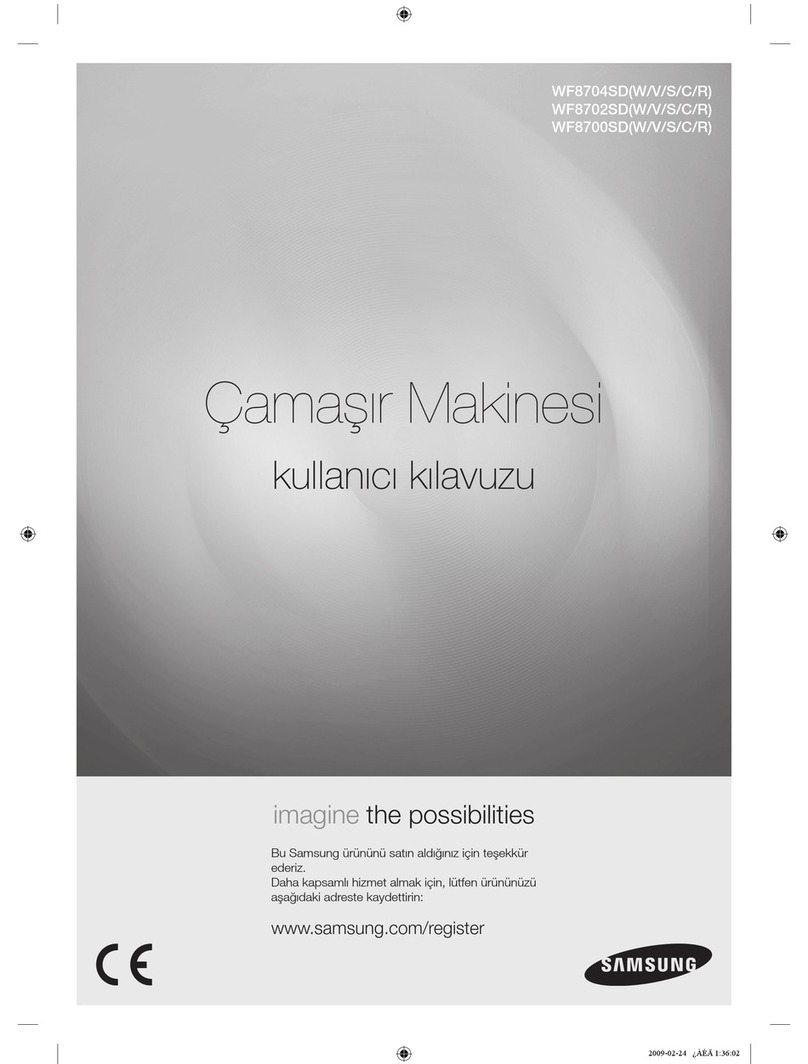 Samsung WF8700SDV User manual