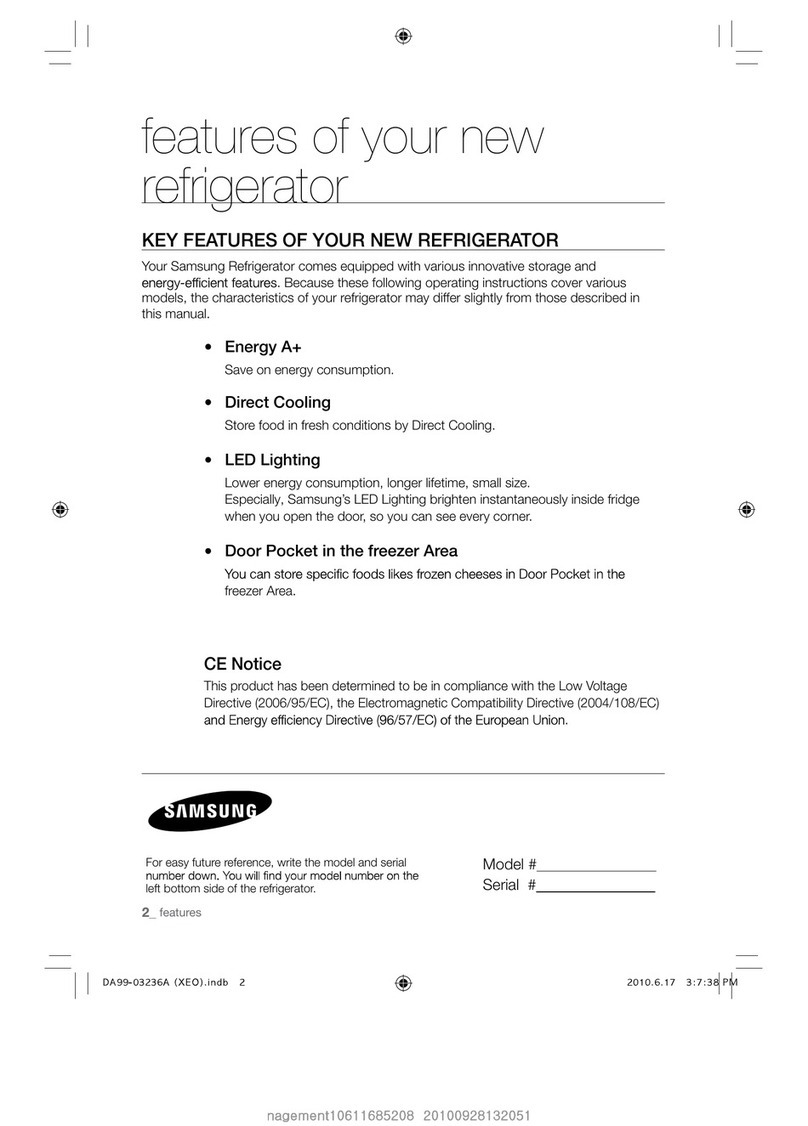 Samsung RL23THCSW quick guide