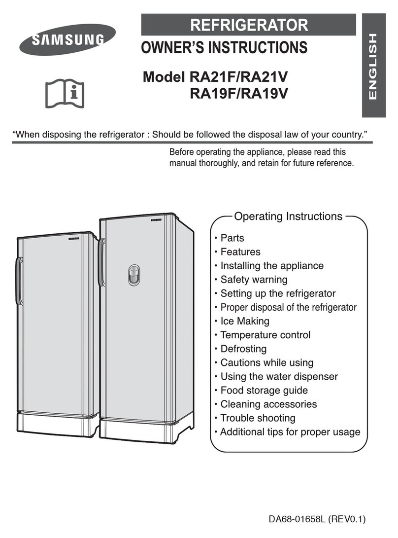 Samsung RA21VASS User manual Samsung RA21VASS User manual
