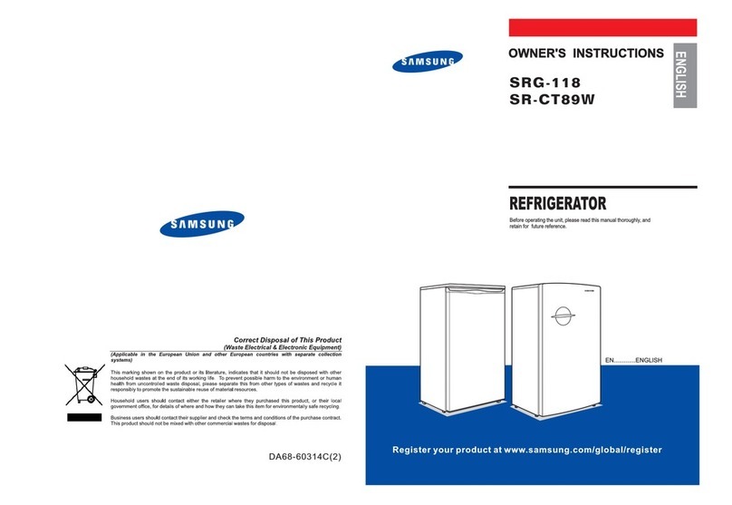 Samsung SRG-058 Owner's instructions Samsung SRG-058 Owner's instructions