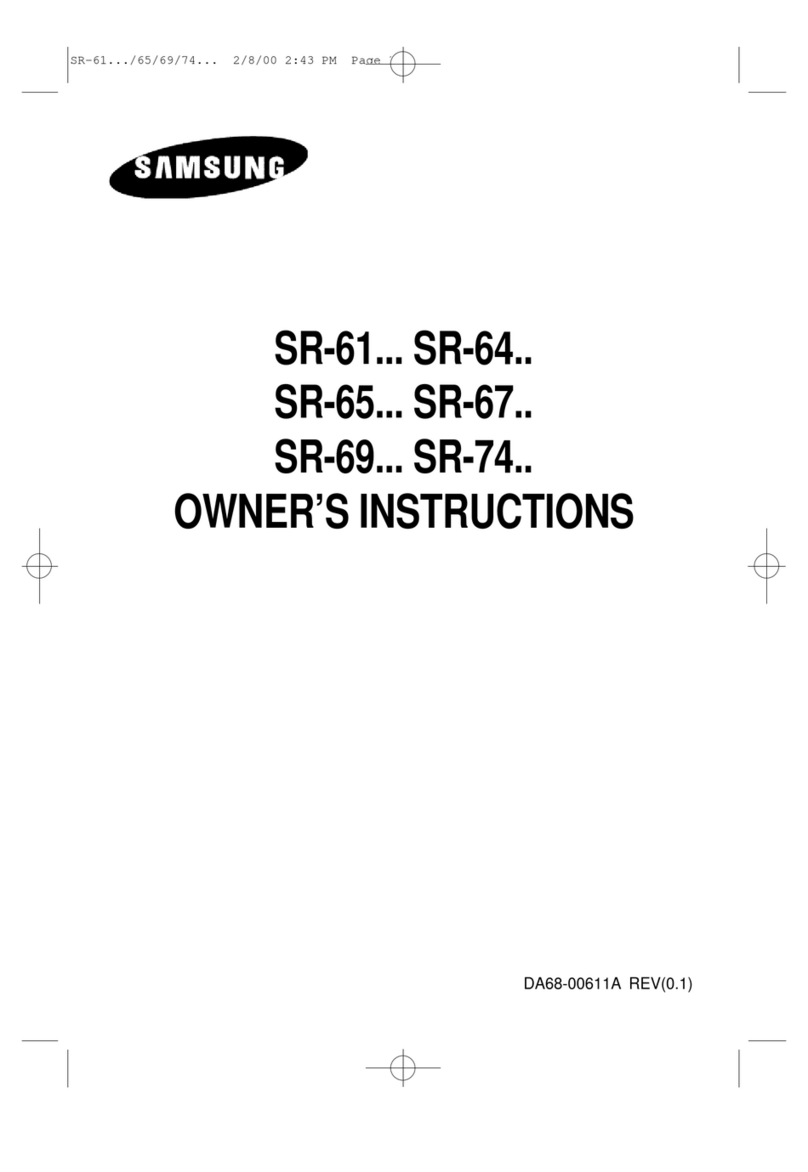 Samsung SR-61KTC User manual