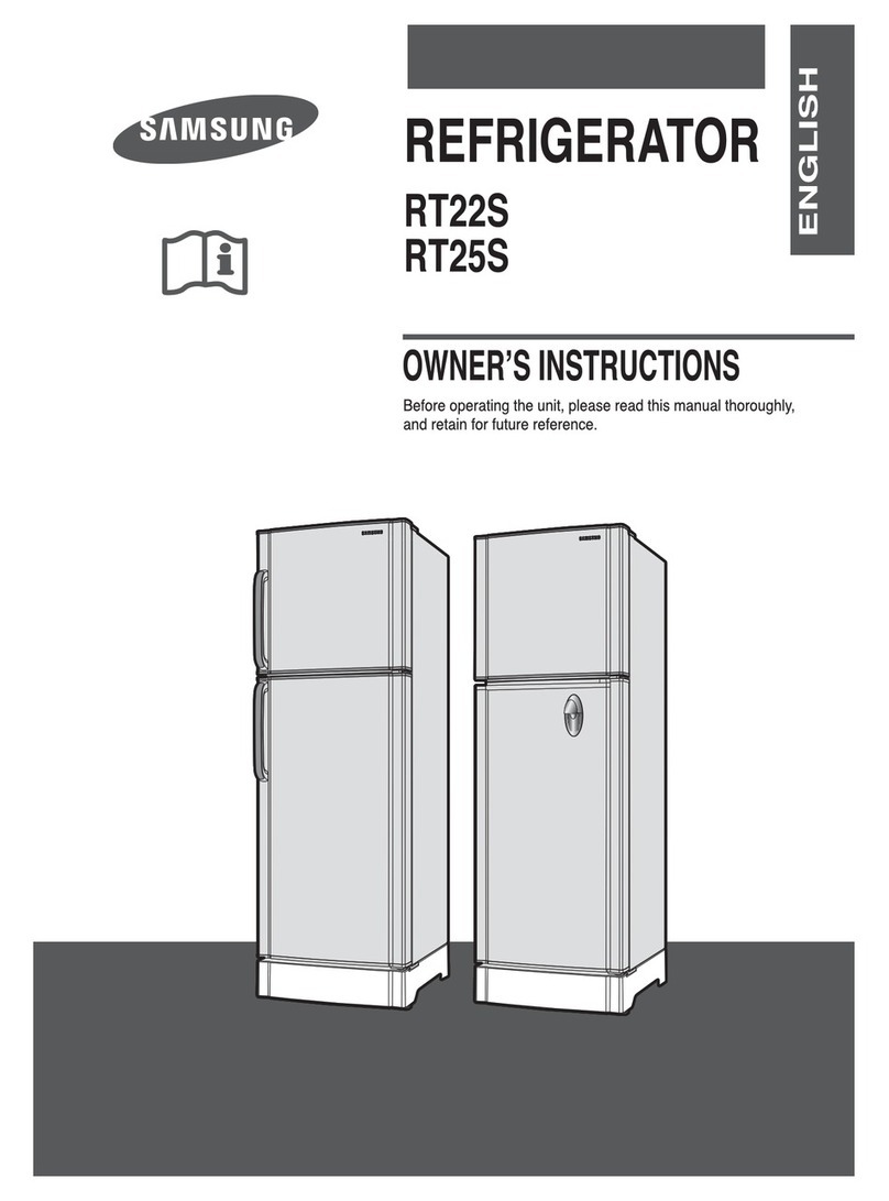 Samsung RT22DASW Owner's instructions