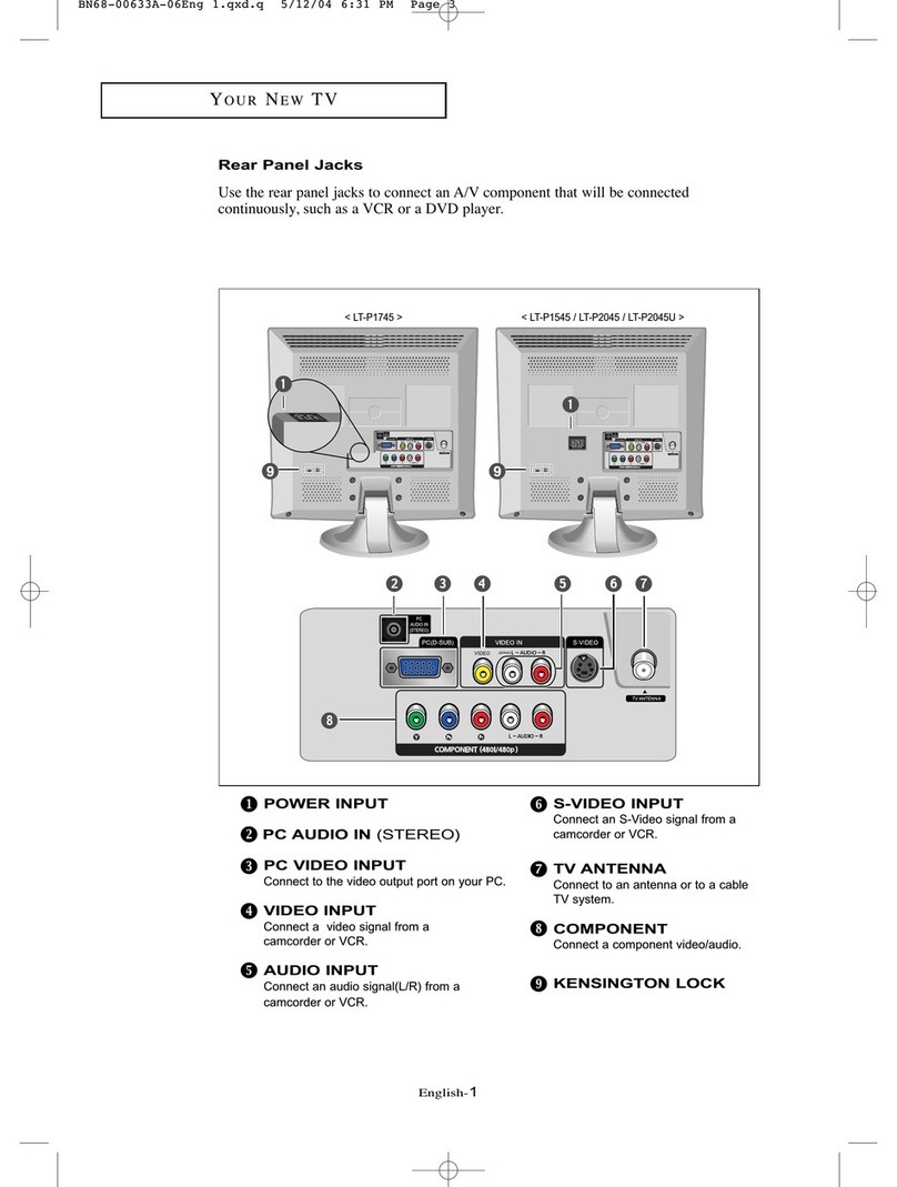 Samsung LT-P 1545 User manual