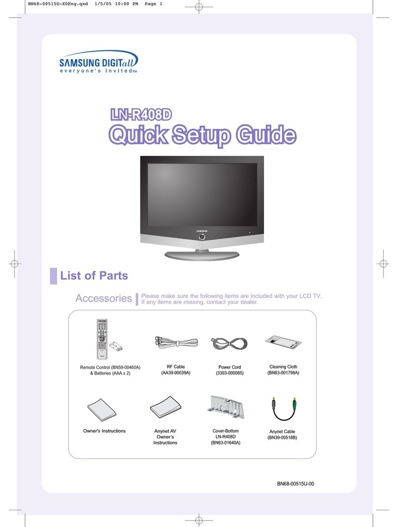 Samsung LN-R408D User manual