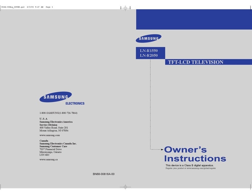 Samsung LNR1550 User manual