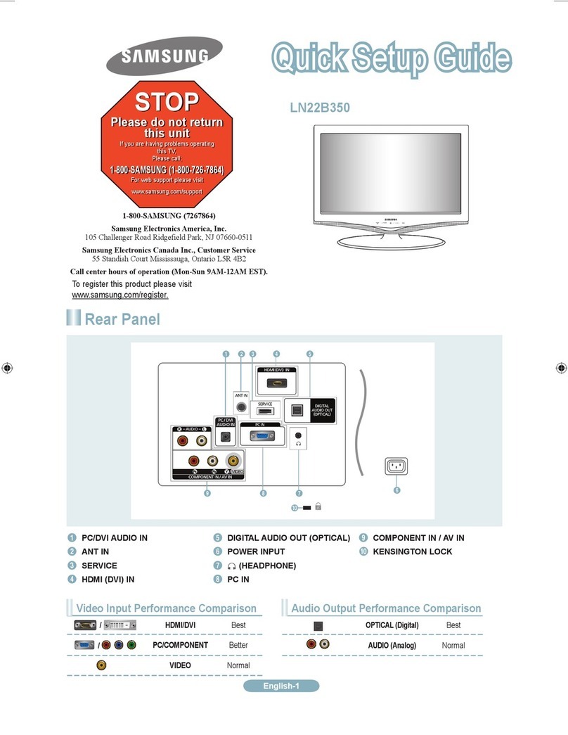 Samsung LN22B350F2D User manual