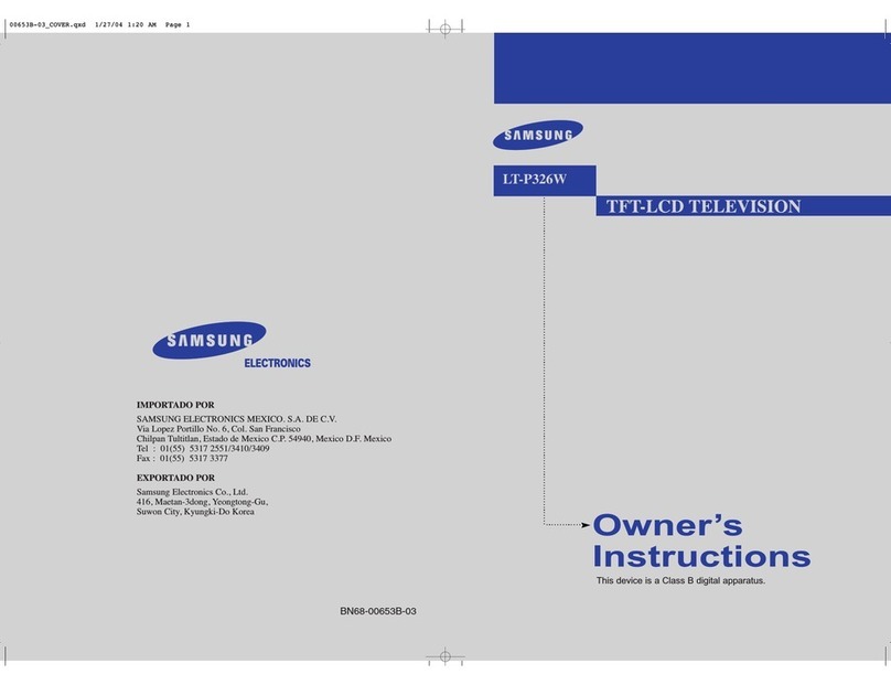 Samsung LT-P326W User manual
