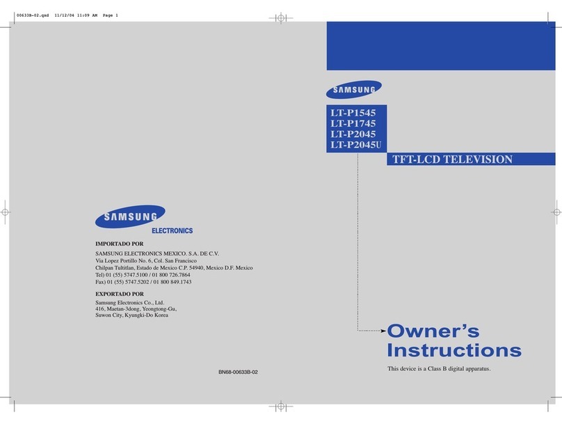 Samsung LT-P2045U User manual
