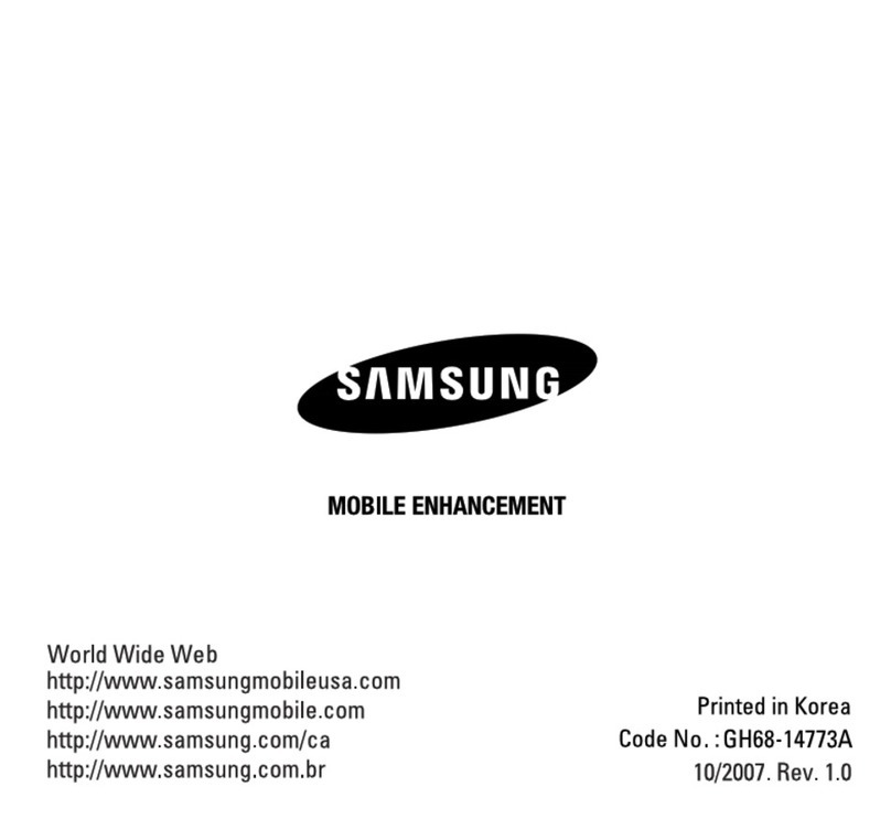 Samsung WEP430 - Headset - Over-the-ear manual
