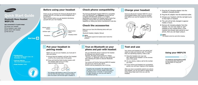 Samsung WEP170 User manual