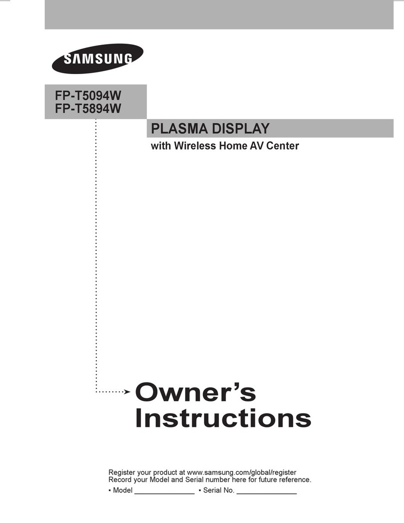 Samsung FP-T5094W User manual
