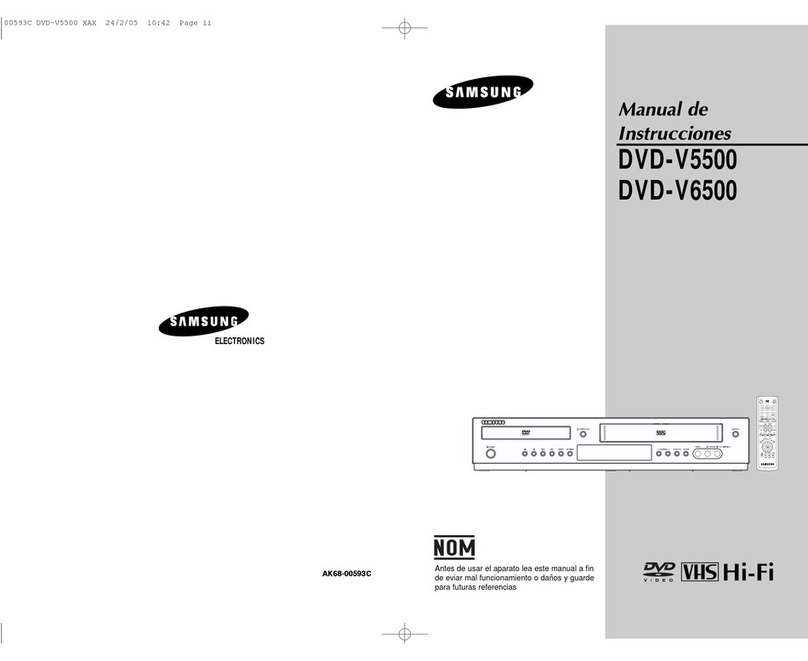 Samsung DVD-V5500 User manual