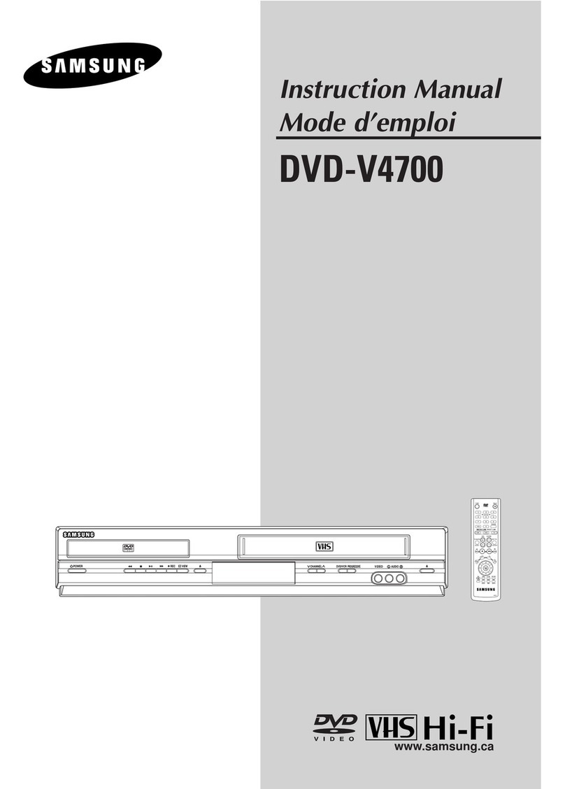 Samsung DVD-V4700 instruction manual