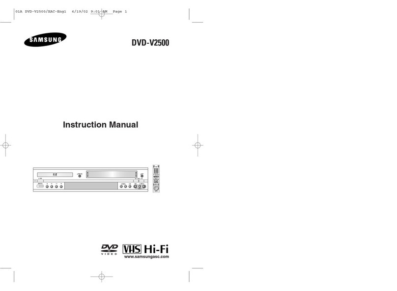 Samsung DVD-V2500 instruction manual
