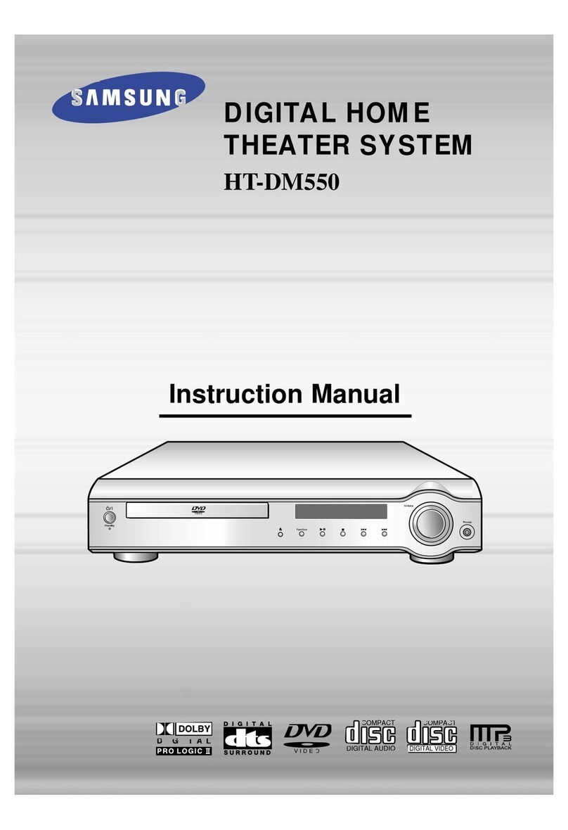 Samsung HT-DM550 User manual