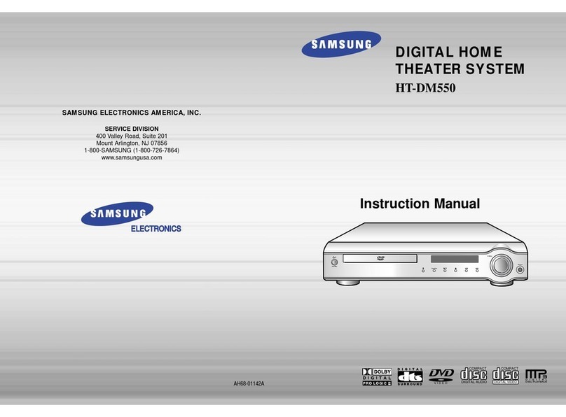 Samsung HT-DM550 User manual