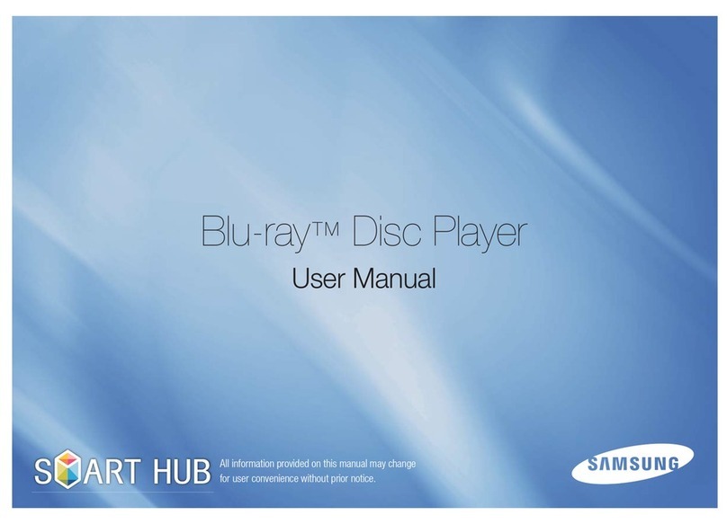 Samsung BD-D5250C Quick start guide