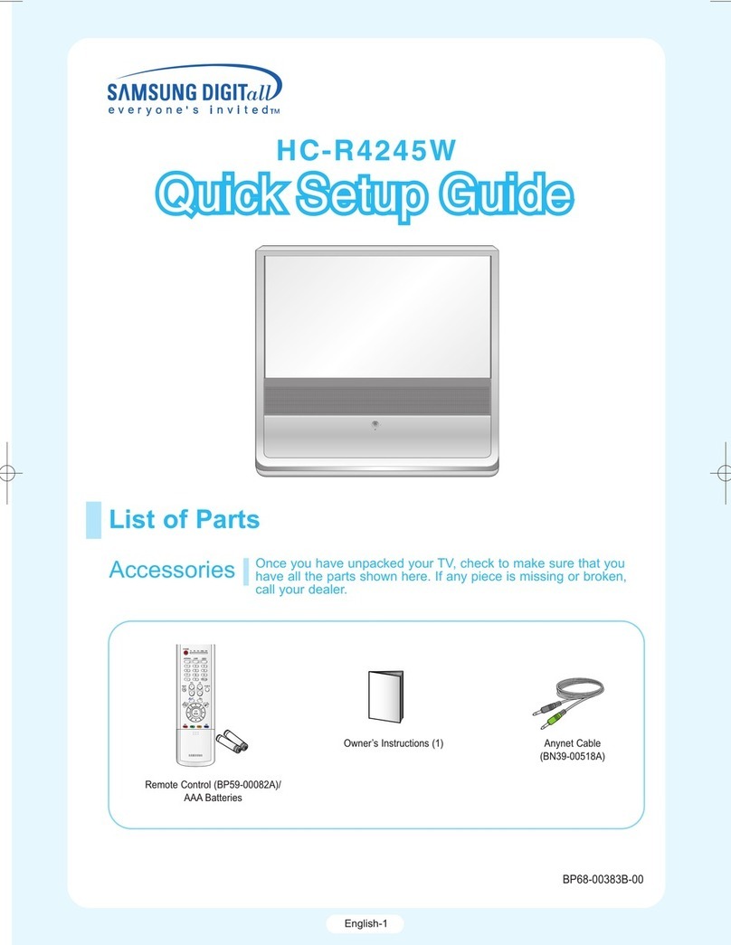 Samsung HC-R4245W User manual