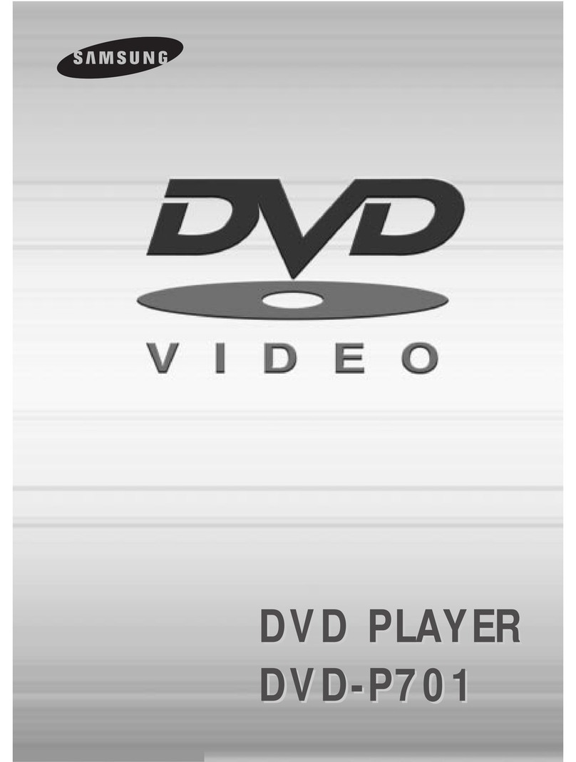 Samsung DVD-P701/XAA User manual