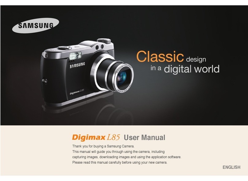 Samsung Digimax L85 - Digital Camera - 8.1 Megapixel User manual