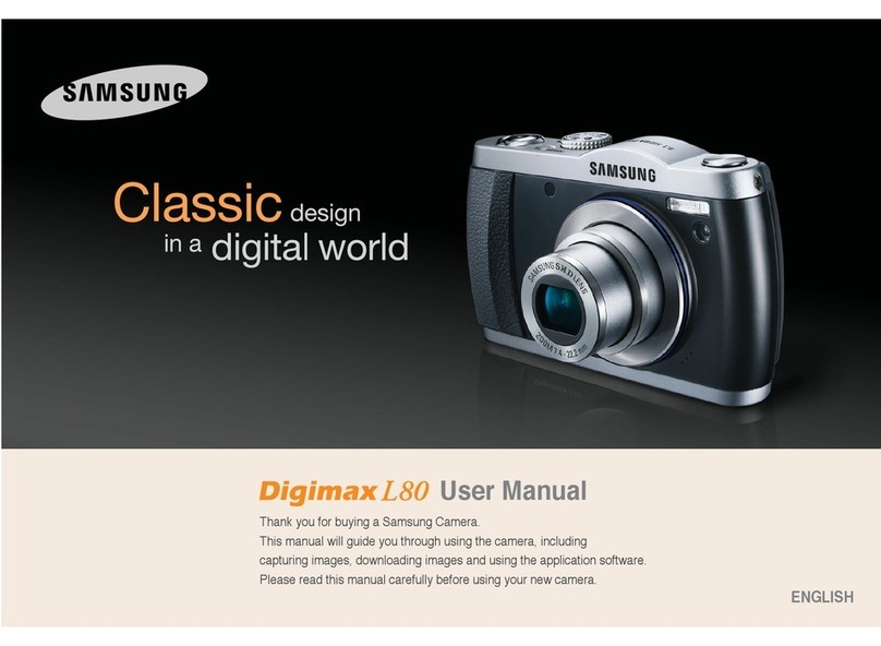 Samsung Digimax L80 User manual
