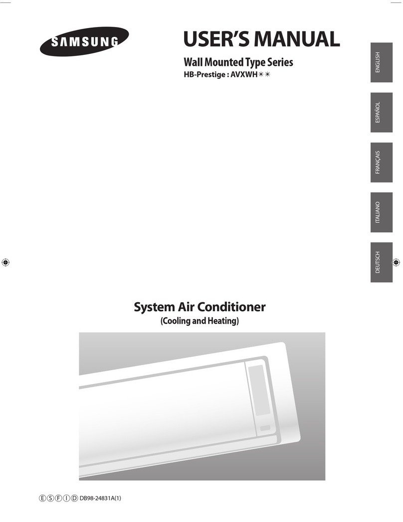 Samsung AVXWHH028EA User manual Samsung AVXWHH028EA User manual