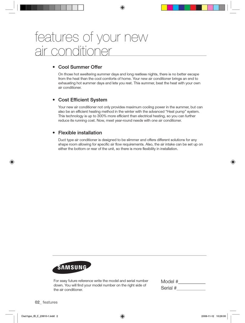 Samsung AVXDSH022EE User manual