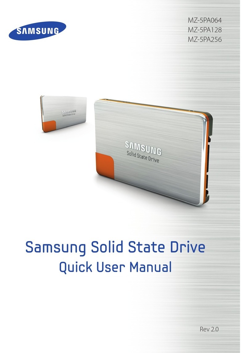 Samsung MZ-5PA128 User Manual(SSD User Quick user manual