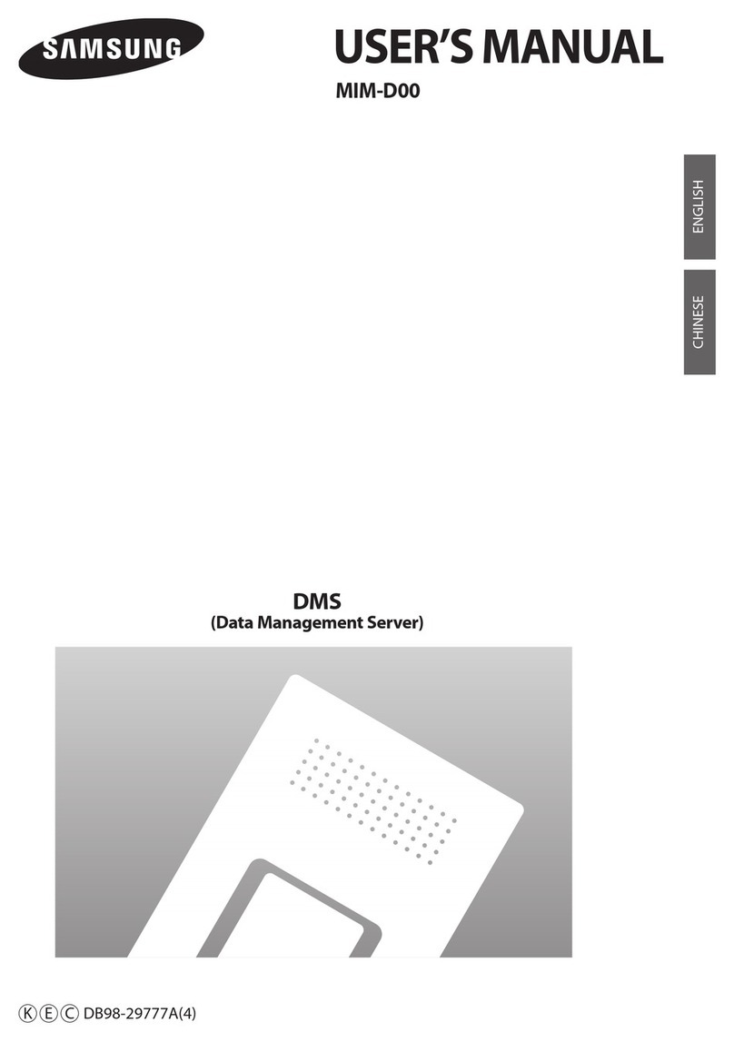 Samsung MIM-D00 User manual Samsung MIM-D00 User manual