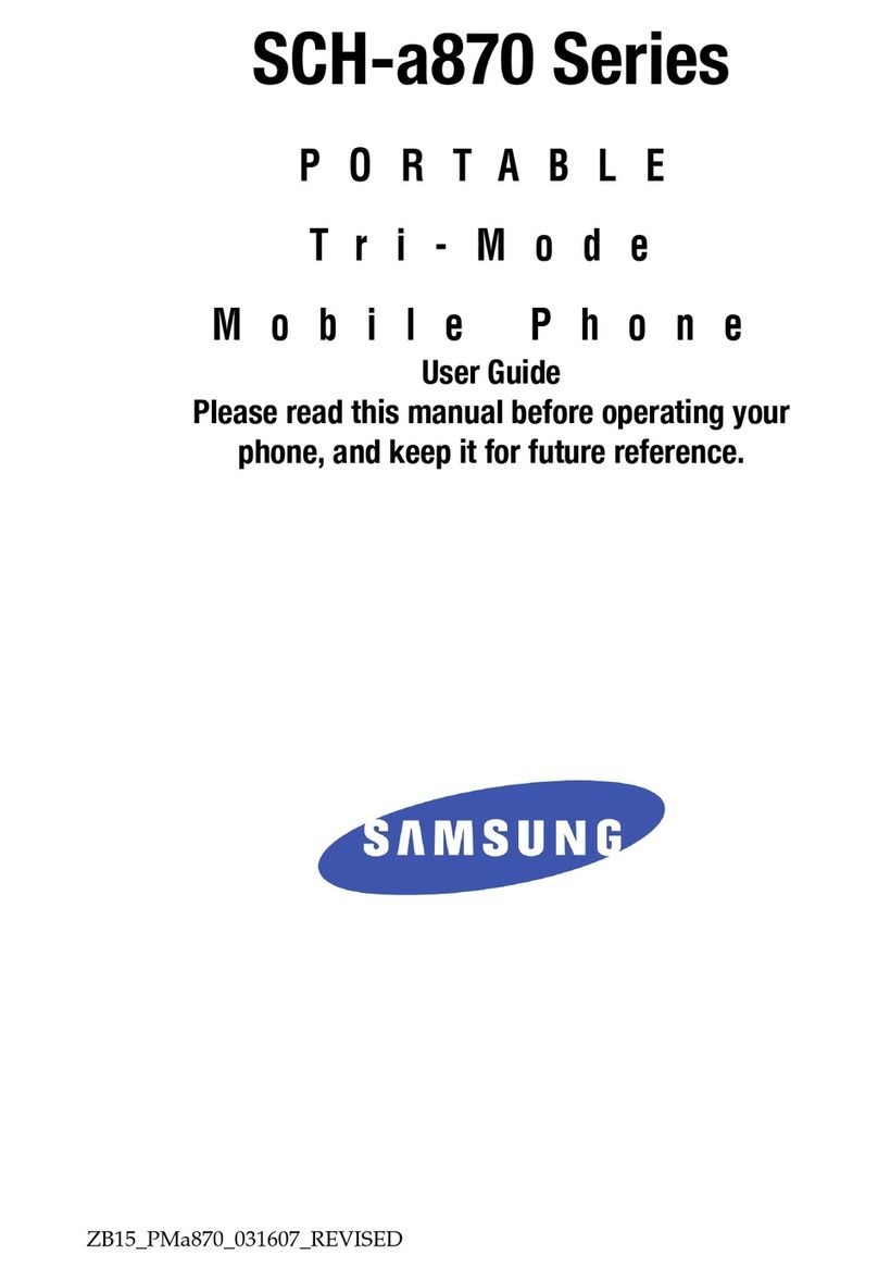 Samsung SCH-a870 Series User manual