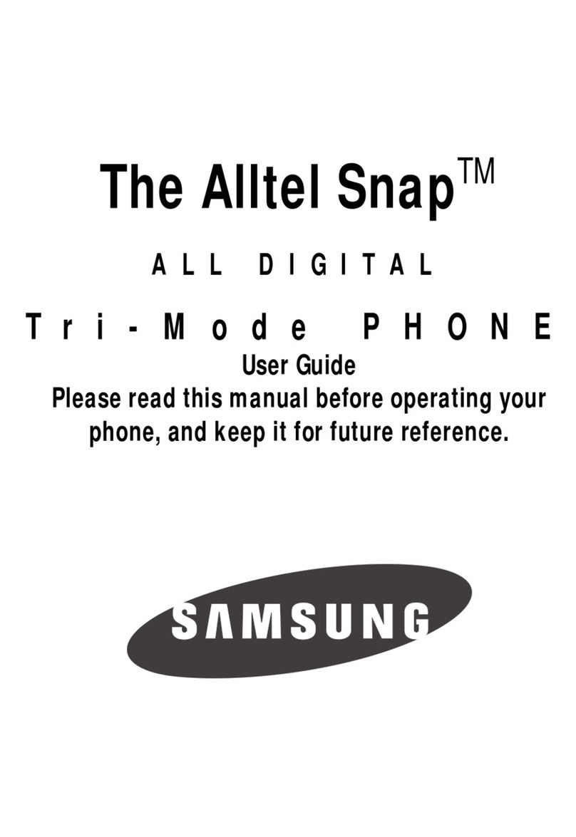 Samsung SCH U340 - Cell Phone - Verizon Wireless User manual