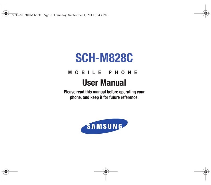 Samsung SCH-M828C User manual Samsung SCH-M828C User manual