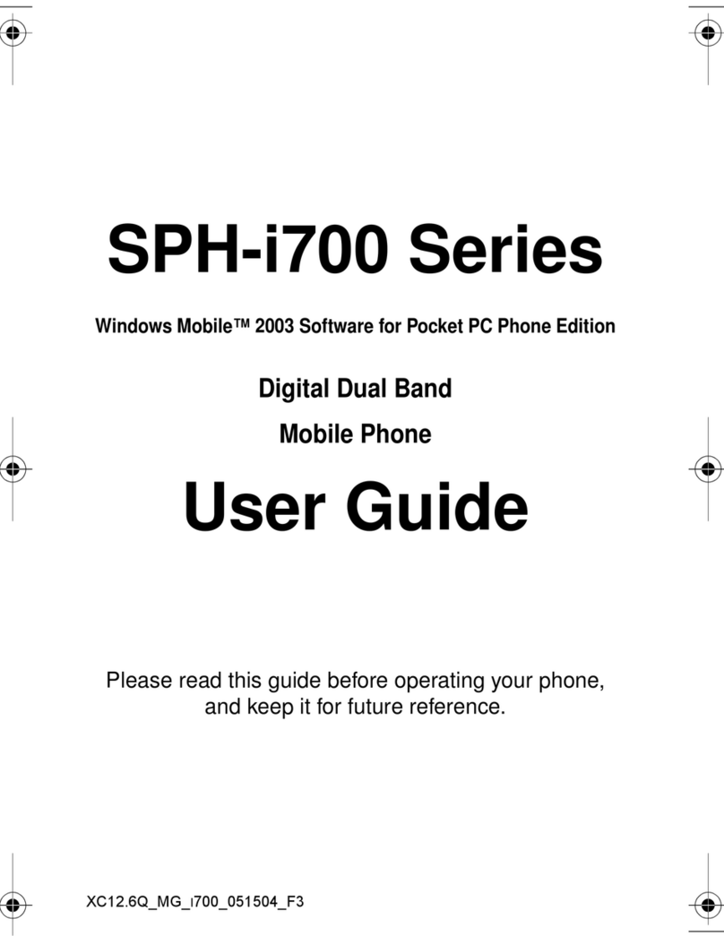 Samsung SPH-i700 Series User manual