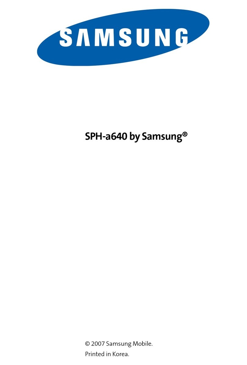 Samsung SPH-a640 Series Phone guide