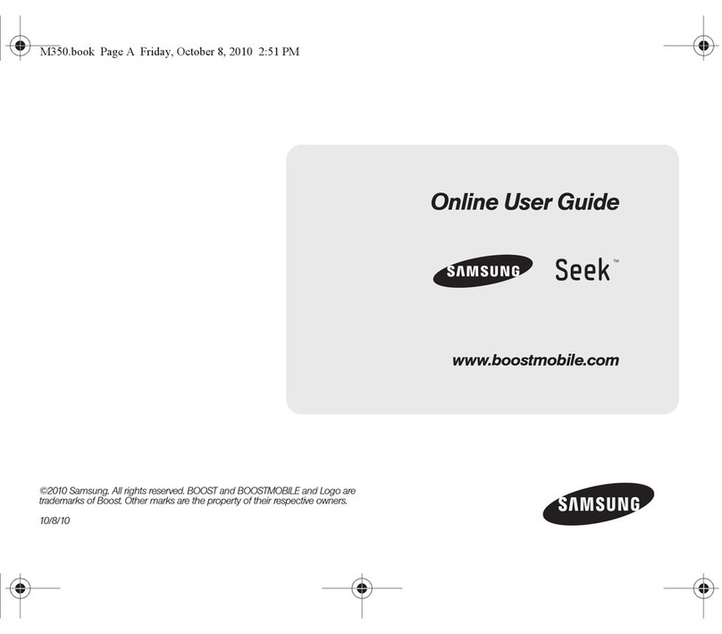 Samsung Seek SPH-M350 Technical manual