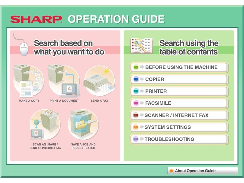 Sharp MX-C380 User manual