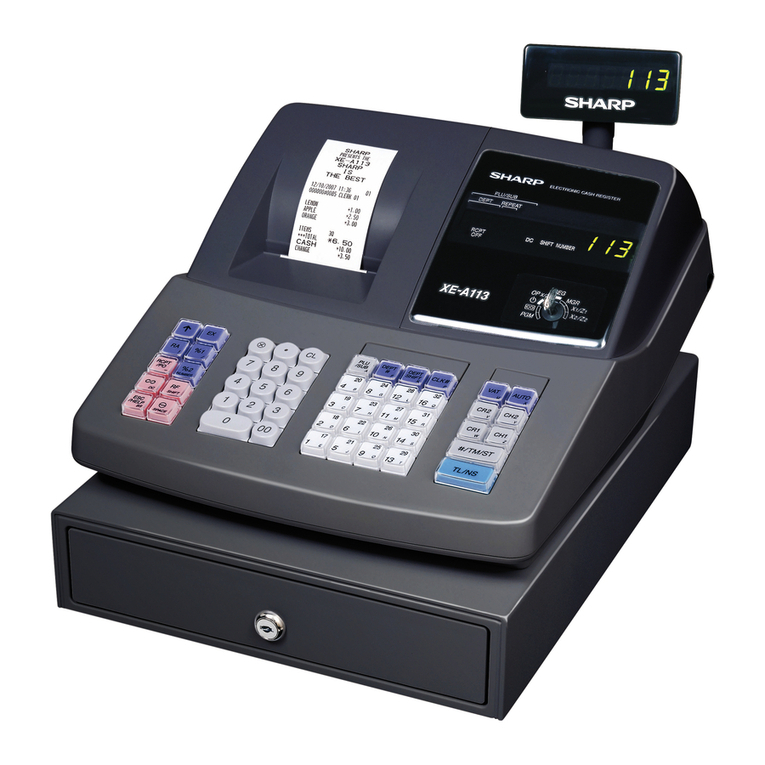 Sharp XE-A113 User manual Sharp XE-A113 User manual