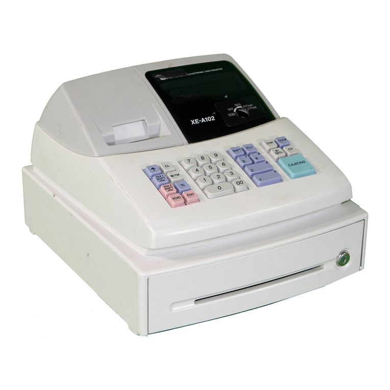 Sharp XEA102 - Cash Register quick start guide